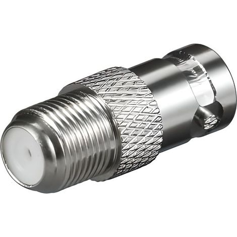 Adaptateur Tv-Sat Fiche-F femelle-Bnc femelle