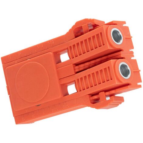 Localisateur de trous inclinés pour le travail du bois multifonctionnel perforateur réglable en plastique ABS avec outil de travail du bois de poinçon magnétique (1/2)