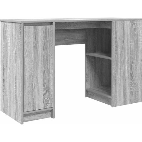 Maison Exclusive - Schreibtisch Grau Sonoma 120x42x76 cm Holzwerk