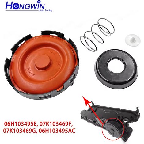 Passend für Volkswagen PCV-Ventilmembranen 06H103495AC 06H103495E 06H103495A (1/4)