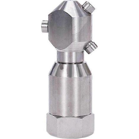 Buse de nettoyage à impact en 4 points pour bouteilles et bidons, buse de nettoyage entièrement automatique pour fûts d'huile, buse rotative pour bidons js (1/5)