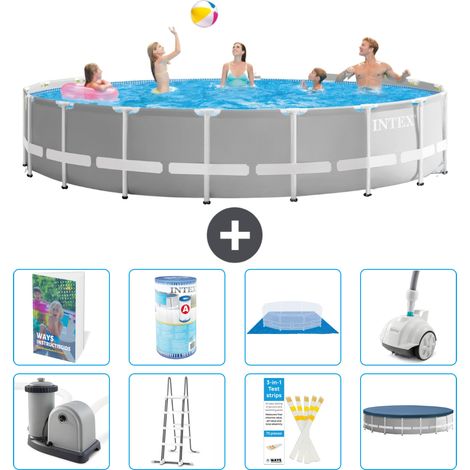 Intex Piscine Prism Frame Ronde - 549x122 cm - 9-pièces  S549