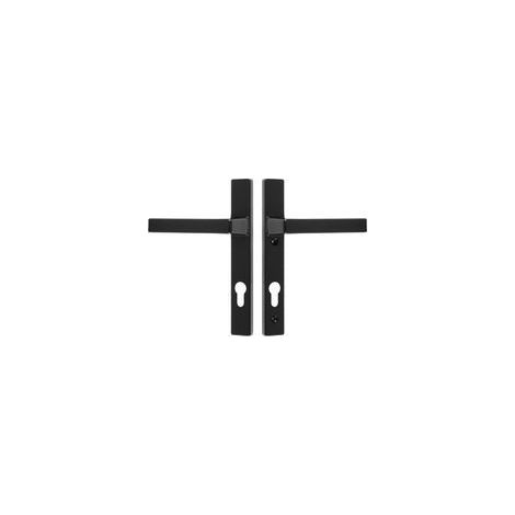 Paire de Poignées Noires pour Porte – Poignées Intérieures en Bois, Sans Loquet, Design Élégant (1/4)