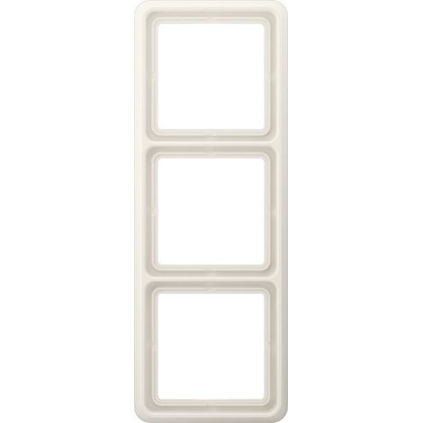 Jung 3fach Rahmen Abdeckung Creme-Weiß CD583W 1 St. (1/2)