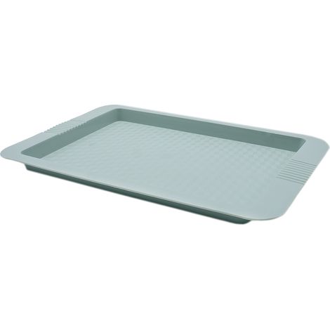 Bandeja plastico rectangular comida rapida 30x20 cm Verde claro (1/5)