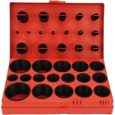 Joint torique - 419PCS 32 Tailles Assortiment de Joints toriques Noirs Ensemble de Joint d'étanchéité Kit de Joint torique Universel en Caoutchouc avec boîte (1/5)