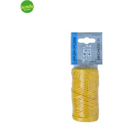 Treccia Masidef in polipropilene Ø 1,8 mm 50 mt Gialla (1/2)
