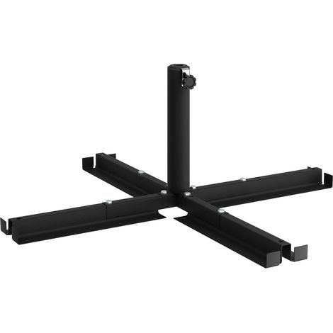 Maison Exclusive - Sonnenschirmständer 2.91 kg Schwarz Pulverbesc