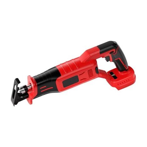 Scie sabre professionnelle universelle sans fil pour la coupe et l'abattage. Scie sabre multifonctionnelle lithium-ion, sans balais, course de 28 mm, profondeur de coupe dans le bois de 20 cm, poignée (1/4)