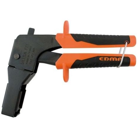Edma – Pistolet d'expansion pour chevilles métalliques universelles – Système à crémaillère 5 crans – Spécial cheville Ø 8 mm sans effort – Surface de tirage 30 mm