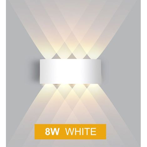 Applique Murale LED Avec Détecteur De Mouvement, Lumière Blanche Chaude 3000K, Allumage Automatique, Éclairage Intérieur Extérieur (1/5)