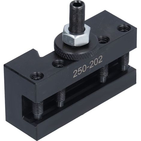 Porte-outil de tournage à rainure en V en acier rapide pour tours CNC manuels BXA 250‑202 (1/5)