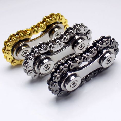 Mini-Metallfahrradkette – Anti-Stress-Spielzeug für Kinder und Erwachsene (1/5)