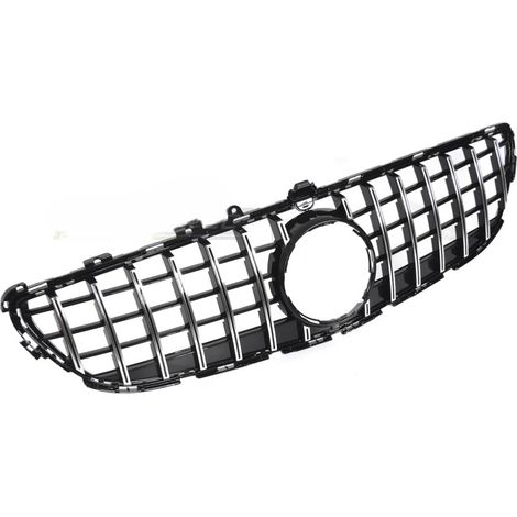 Grille calandre Mercedes CLS C218 de 2014 a 2018 Chrome Noir Brillant-42719405 (1/4)