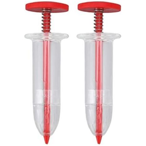 CSPARCV 2 pezzi Dispenser di semi portatile Seminatrice - Strumento per piantare semi facilmente per l'orticoltura (1/5)