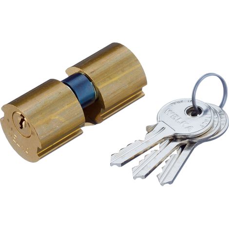 Cilindro Tondo 608 Welka Ottone Chiavi 3 D.mm 26 L.mm 54 27 con 27
