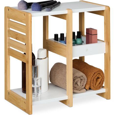 Badezimmerregal bambus 3 regale 883060