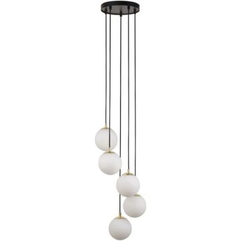 BOBOCHIC - Lustre LILIO en acier  5 lampes