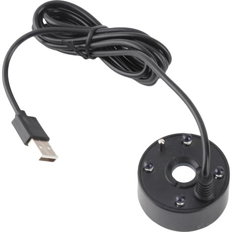 Brumisateur D'étang à Ultrasons à 12 Têtes, Brumisateur D'atomiseur 400W pour étangs Intérieurs et Extérieurs, bonsaï, Fontaines avec Interface USB, Accessoires de Fontaine de