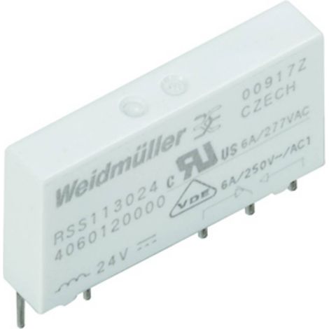 Weidmüller RSS112024 24VDC-REL1U Relè ad innesto 24 V/DC 6 A 1 scambio 20 pz.