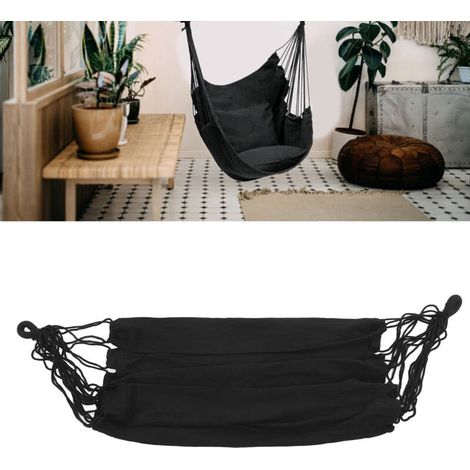 Hanging hammock chair for up to 330 lbs thickness, 39.4 x 51.2 inches, hammock chair, hanging rope swing for outdoor camping.