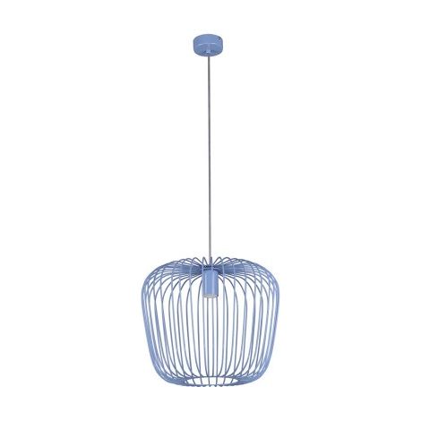 Suspension moderne fil métal bleu Ø35 E27 Kaja K-4102