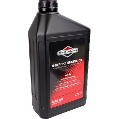 Huile moteur pour tondeuse BRIGGS&STRATTON SAE30 2L Moteur à 4 temps Huile minérale (1/2)