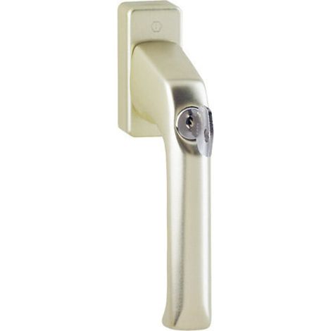 Hoppe DK-Fenstergriff, abschl, mit Druckzyl, VK7, ALU, 013S/U34, London, mit VKstift, verd.vers, F2 (1/4)
