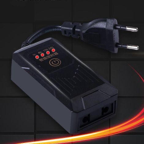 Minuteur/variateur d'éclairage d'aquarium facile à programmer pour poissons - Contrôleur d'éclairage pour aquarium - UE (1/4)