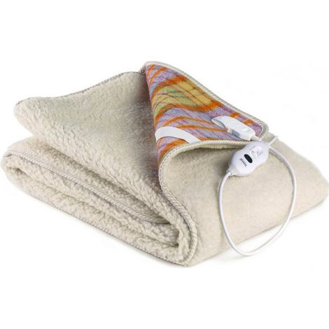 Coperta Termica Elettrica Singola in Lana 100% Scaldaletto Plus Scozzese (1/5)