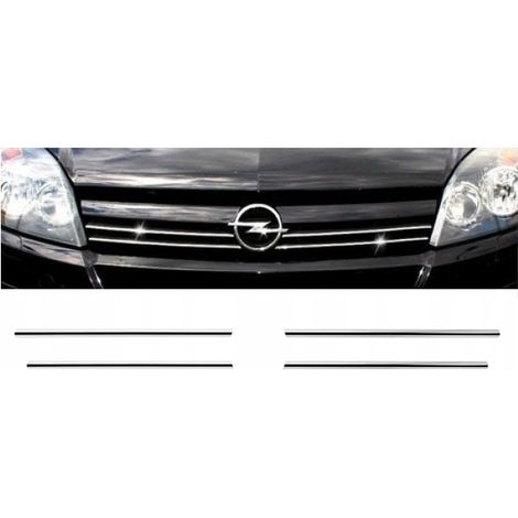 Moldura de parrilla cromada para OPEL ASTRA H MK V Tuning (1/5)
