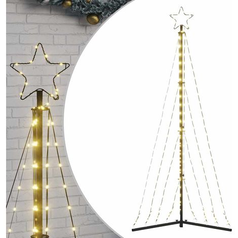 Albero di Natale Albero natalizio Albero festivo a LED 339 LED Bianco Caldo 187 cm (1/5)