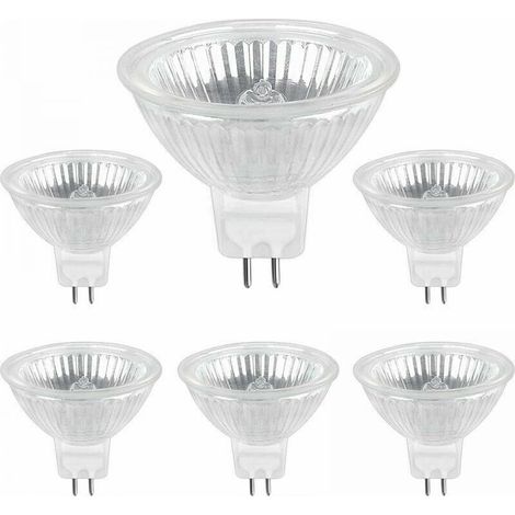 GU5.3 35W 12V Halogen Bulb, MR16 Halogen Spot Bulb, Pack of 6 (1/5)