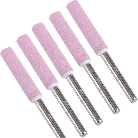 Chainsaw sharpening set, 10 grinding stones, polishing stones, 4 mm chainsaw sharpening tool (1/5)