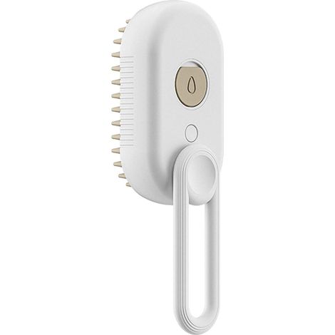 Brosse À Poils Pour Animaux - Brosse À Vapeur Rechargeable 3-en-1 Avec Pulvérisation D'eau - Pour Chiens Et Chats - 1 Pièce (1/5)