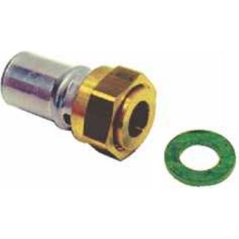 Raccordo diritto femmina dado girevole gas pex/al/pex 16x3/4  serie mp bampi gmpgi1634