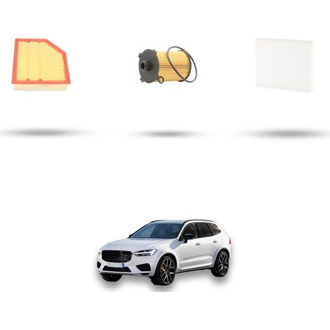 Kit tagliando 3 filtri compatibile con Volvo XC60 II 2.0 T6 235kw Dal 2017 (1/4)