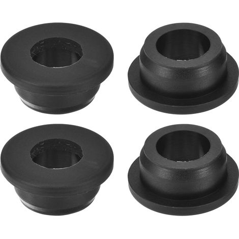 4Pcs Passe-fils En Caoutchouc 25mm Trou De Perçage, 16mm ID Trou Passe-fils Chapeau Noir En Caoutchouc De Silicone Pour Câblage, Automobile (1/5)