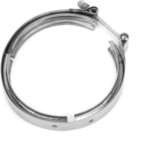 Collier V-Band 186917 en acier inoxydable pour turbocompresseur Cummins 855, fixation d'échappement, pince étanche, robuste et durable (1/5)