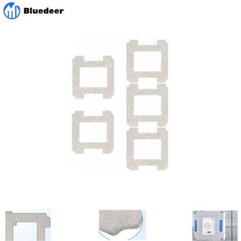 5pcs chiffons de rechange pour nettoyeur de vitres Ecovacs Winbot W1 W1 Pro (1/5)