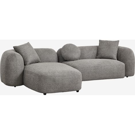SKLUM Modulares Sofa mit linker Chaiselongue aus 2 Teilen in Chenille Coco                                   