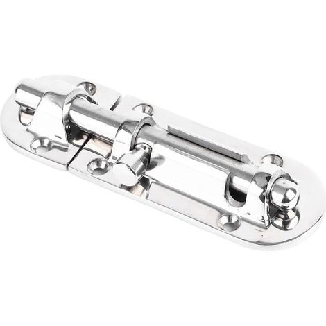 Verrou de porte intérieur à loquet coulissant rond en acier inoxydable 316, quincaillerie de fenêtre pour petit meuble (1/5)