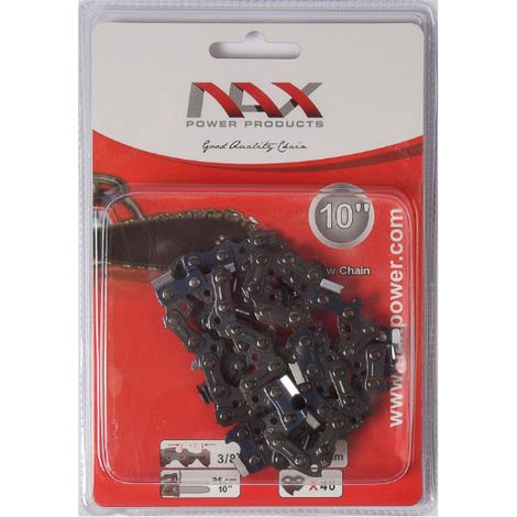 Cadena NAX 10 pulgadas para motosierra gasolina Motosierra NAX100C - 40 eslabones - 3/8 x 1,3 - repuesto