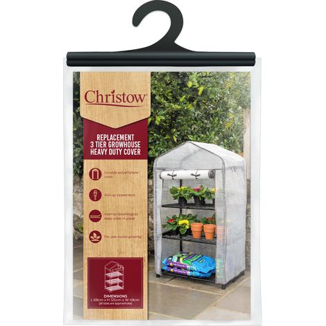 3 Tier Greenhouse Cover (PE) (1/5)
