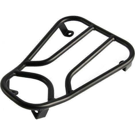 Accessoires moto : support de porte-bagages arrière avec pédale pour Vespa Sprint 150 Primavera 150 (noir) (1/5)