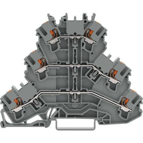 bloque de terminales Wago 2202-3201 tecnología push-in 0,25-2,5 mm²