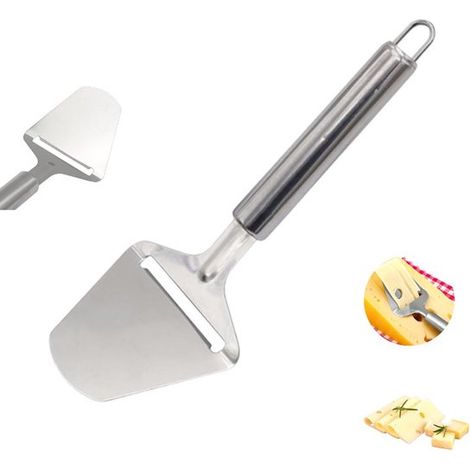 1 pièce - Éplucheur à fromage - Trancheuse à fromage design - Trancheuse à fromage pour fromages affinés - Compatible lave-vaisselle - Trancheuse à fromage multifonctionnelle - Acier inoxydable - Lame (1/5)
