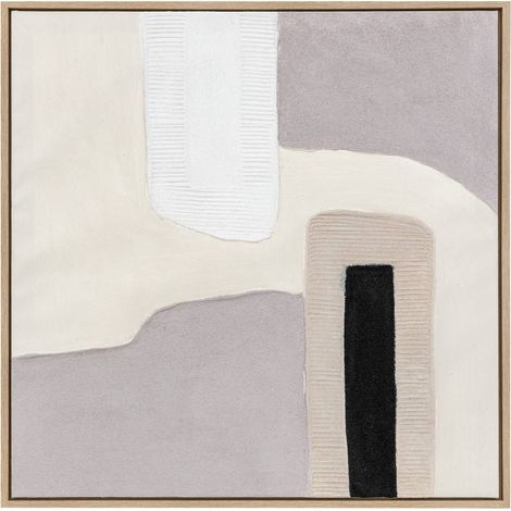 Laurenz, decorazione murale 3d bianca e viola 80x80cm - Atmosphera créateur d'intérieur (1/4)