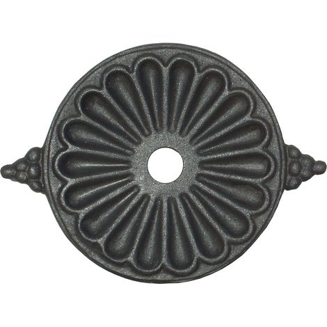 Rosone in alluminio per fontane vasche da giardino rubinetto modello Liberty grande