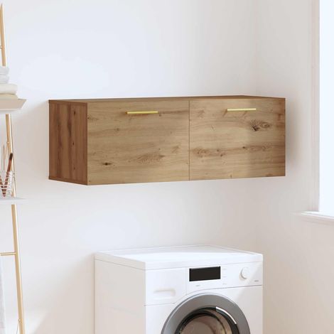 vidaXL  Wall-Mounted Cabinet  Artisan Oak 100 x 36.5 x 35 cm